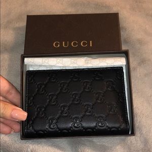 NWOT Authentic Gucci Black Wallet